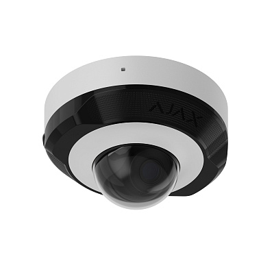 картинка Ajax DomeCam Mini белый IP-камера проводная (8Мр/ 2,8mm) от компании Intant
